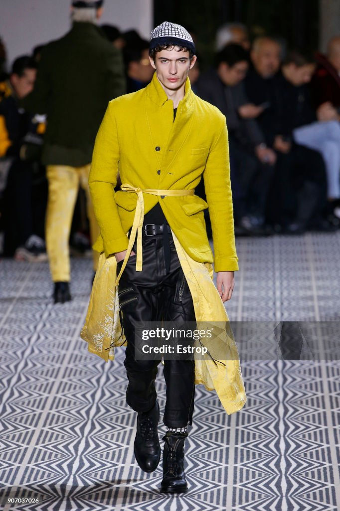 Haider Ackermann : Runway - Paris Fashion Week - Menswear F/W 2018-2019