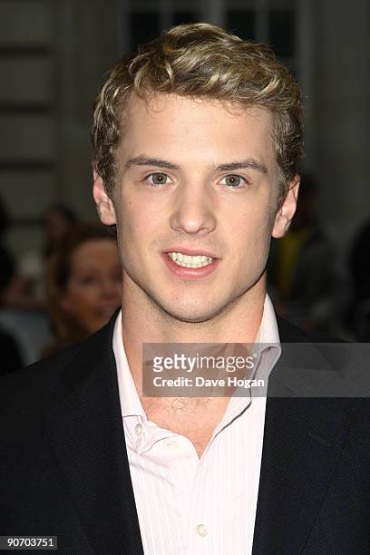 Freddie Stroma attends the UK Premiere of Creation held at the Curzon Mayfair on September 13, 2009 in London, England.