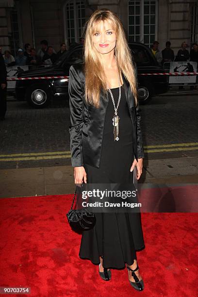 Natasha McElhone attends the UK Premiere of Creation held at the Curzon Mayfair on September 13, 2009 in London, England.