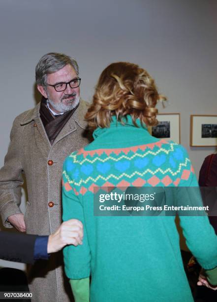 Agatha Ruiz de la Prada and Carlos Garcia Revenga attend the presentation of the book 'Final de Partida', a book that talks about King Juan Carlos's...