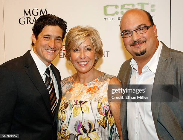 Producer Louis Shaw Milito, CSI writer and executive producer Carol Mendelsohn and creator and executive producer of the CSI television shows Anthony...