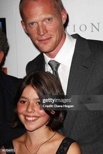 Paul Bettany and Martha West attends the UK Premiere of Creation held at the Curzon Mayfair on September 13, 2009 in London, England.