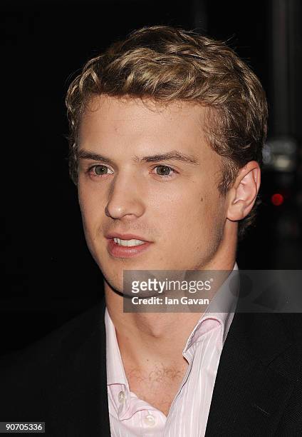 Freddie Stroma attends the European Film Premiere of "Creation" at the Curzon Mayfair Cinema on September 13, 2009 in London, England.