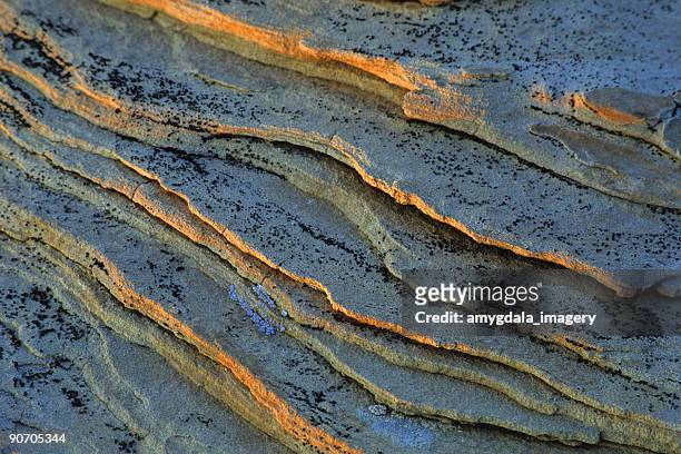 desert landscape abstract shale stone - lachen stock pictures, royalty-free photos & images