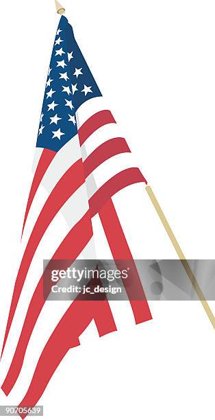us flag - uncle sam stock illustrations