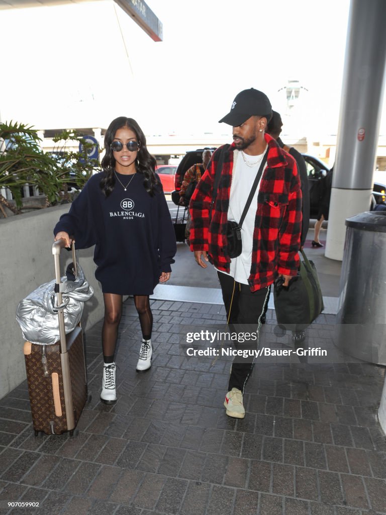 Celebrity Sightings In Los Angeles - January 18, 2018