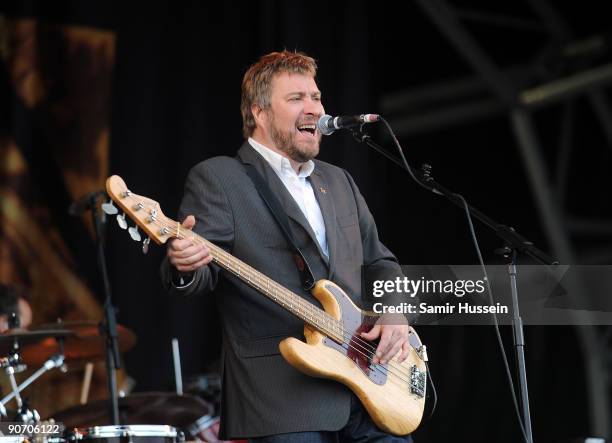 Jimi Goodwin of Doves peforms on the main stage on day 3 of Bestival, September 13, 2009 on the Isle of Wight, United Kingdom.