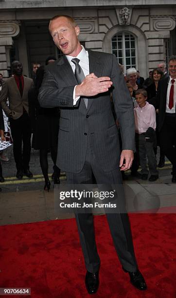 Paul Bettany attends the UK Premiere of 'Creation' on September 13, 2009 in London, England.