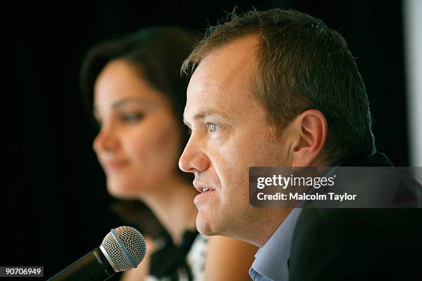 Film Commissioner of Abu Dhabi David Shepheard attends the Film Commission Press Conference during the 2009 Toronto International Film Festival held...