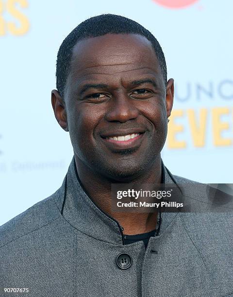 Singer Brian McKnight arrives at "An Evening of Stars: A Tribute To Lionel Richie" hosted by UNCF at the Pasadena Civic Auditorium on September 12,...