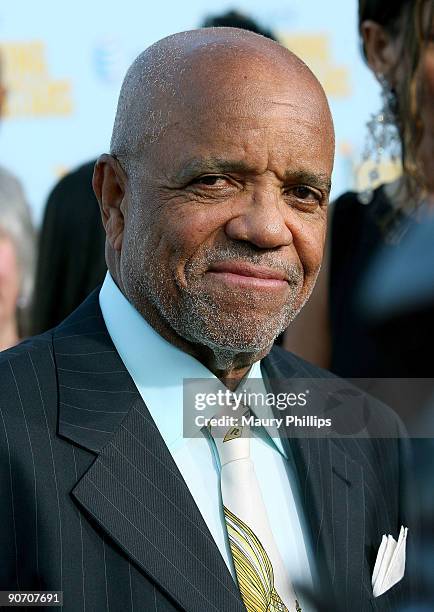 Producer and founder of Motown Records Berry Gordy arrives at "An Evening of Stars: A Tribute To Lionel Richie" hosted by UNCF at the Pasadena Civic...