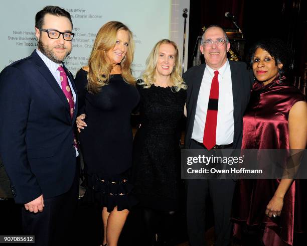 Michael Barra, Lori McCreary, Susan Sprung, William Horberg and Michelle Byrd attend The Players Hosts East Coast Celebration of the 2018 Producers...