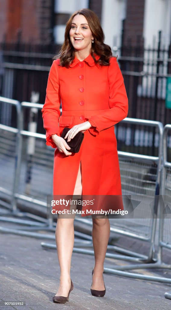 The Duchess Of Cambridge Visits Great Ormond Street Hospital