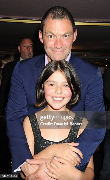 Dominic West and Martha West attend the UK Premiere of 'Creation', at Curzon Mayfair on September 13, 2009 in London, England.