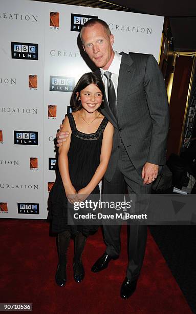 Paul Bettany and Martha West attend the UK Premiere of 'Creation', at Curzon Mayfair on September 13, 2009 in London, England.