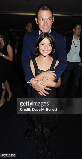 Dominic West and Martha West attend the UK Premiere of 'Creation', at Curzon Mayfair on September 13, 2009 in London, England.