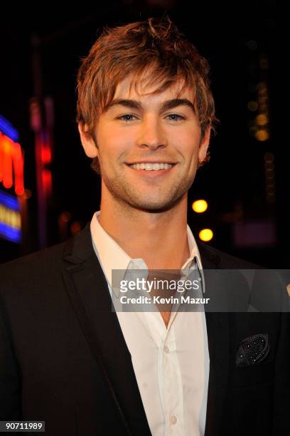 Actor Chace Crawford attends the 2009 MTV Video Music Awards at Radio City Music Hall on September 13, 2009 in New York City.