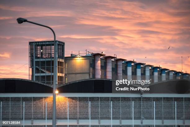 View of Fleury Merogis Prison near Paris on 19 January 2018.