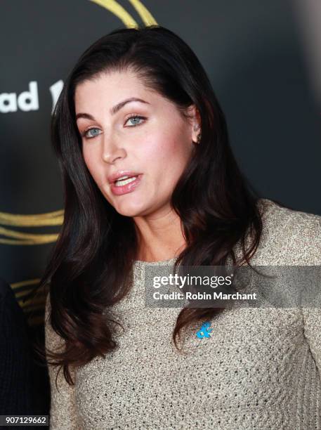 Actress Trace Lysette attends GLAAD Media Awards Nominations Announcement At Sundance on January 19, 2018 in Park City, Utah.