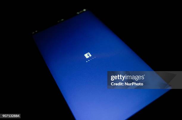 Social media website Facebook is seen in Manila, Philippines on Friday, 19 January 2018. Facebook is introducing changes to the posts that its more...