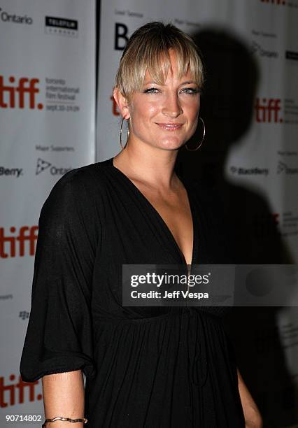 Actress Zoe Bell attends the"Whip It" Premiere at the Ryerson Theatre during the 2009 Toronto International Film Festival on September 13, 2009 in...