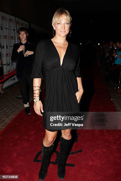 Actress Zoe Bell attends the"Whip It" Premiere at the Ryerson Theatre during the 2009 Toronto International Film Festival on September 13, 2009 in...