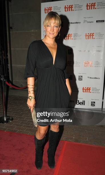 Actress Zoe Bell attends the"Whip It" Premiere at the Ryerson Theatre during the 2009 Toronto International Film Festival on September 13, 2009 in...