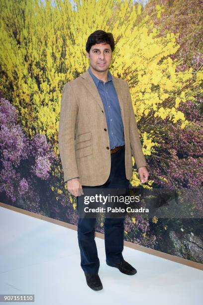 Spanish bullfighter Francisco Rivera presents 'Experiencia El Trebol' during FITUR at Ifema on January 19, 2018 in Madrid, Spain.