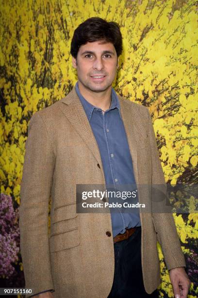 Spanish bullfighter Francisco Rivera presents 'Experiencia El Trebol' during FITUR at Ifema on January 19, 2018 in Madrid, Spain.