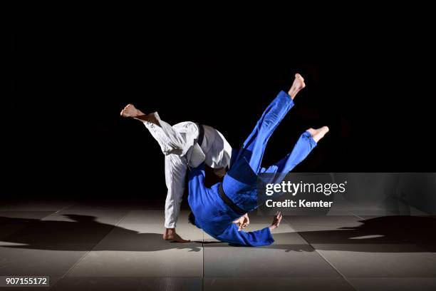 judo-training-serie - judo stock-fotos und bilder