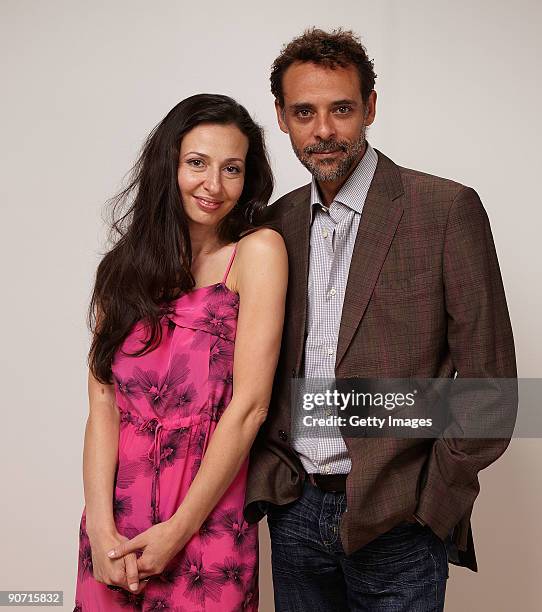 Director Ruba Nadda and actor Alexander Siddig from the film 'Cairo Time' pose for a portrait during the 2009 Toronto International Film Festival at...