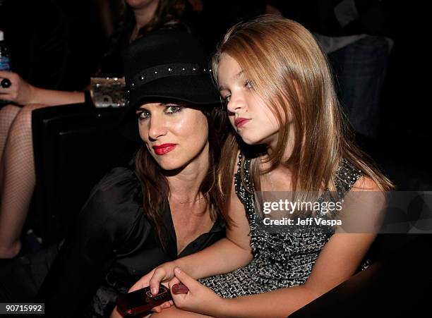 Actress Juliette Lewis and Eulala Scheel attend the"Whip It" Premiere at the Ryerson Theatre during the 2009 Toronto International Film Festival on...