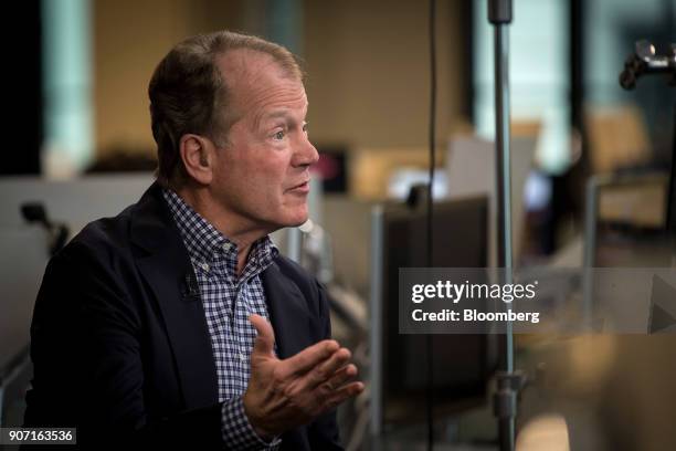 John Chambers, chief executive officer of JC2 Ventures LLC, speaks during a Bloomberg Technology interview in San Francisco, California, U.S., on...