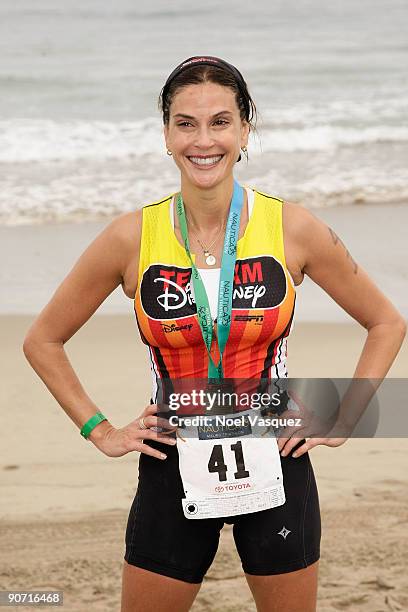 Teri Hatcher attends the 23rd Annual Nautica Malibu Triathalon at Zuma Beach on September 13, 2009 in Malibu, California.