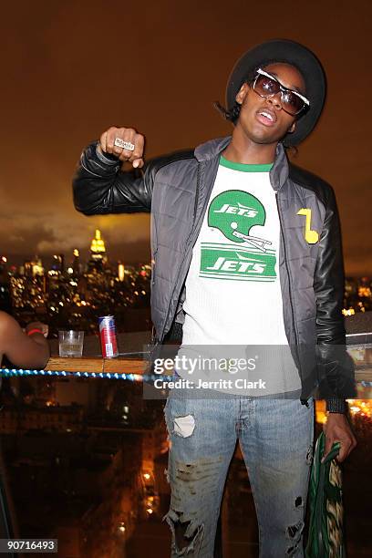 Dee Jackson attends Rockstar Games Beaterator House of Hype at Hotel on Rivington on September 12, 2009 in New York City.