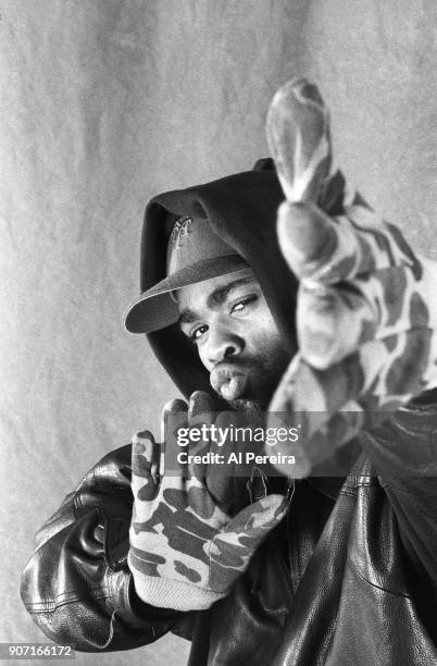 Method Man Toothbrush Rapper Method Man poses for a portrait session in November 1993 in ...