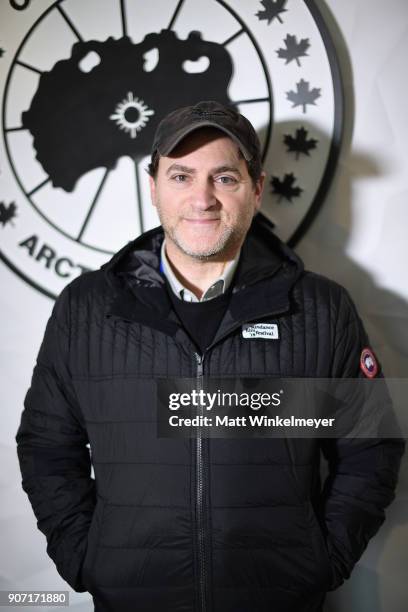 Sundance Film Festival U.S. Dramatic Jury member actor Michael Stuhlbarg visits the Canada Goose Director Suite during the 2018 Sundance Film...