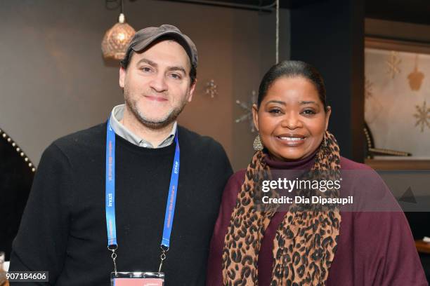 Actors Michael Stuhlbarg and Octavia Spencer attend the Feature Film Jury Orientation Breakfast during the 2018 Sundance Film Festival at Cafe Terigo...