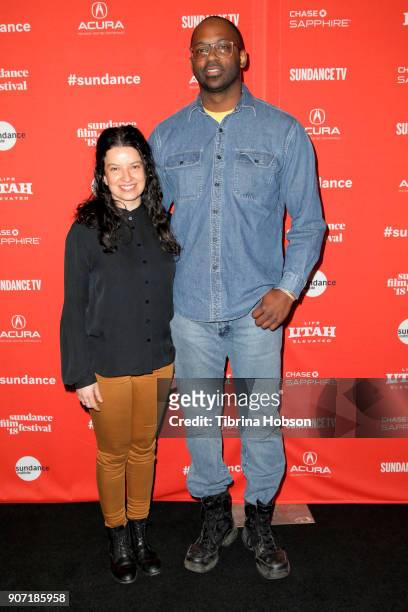 Co Writer Maya Krinsky and Director/Writer/Editor RaMell Ross attend the "Hale County This Morning, This Evening" Premiere during the 2018 Sundance...