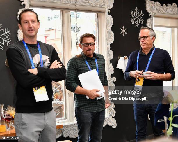 Director of Programming at Sundance Film Festival, Trevor Groth, Senior Programmer David Courier and Director of Sundance Film Festival, John Cooper,...