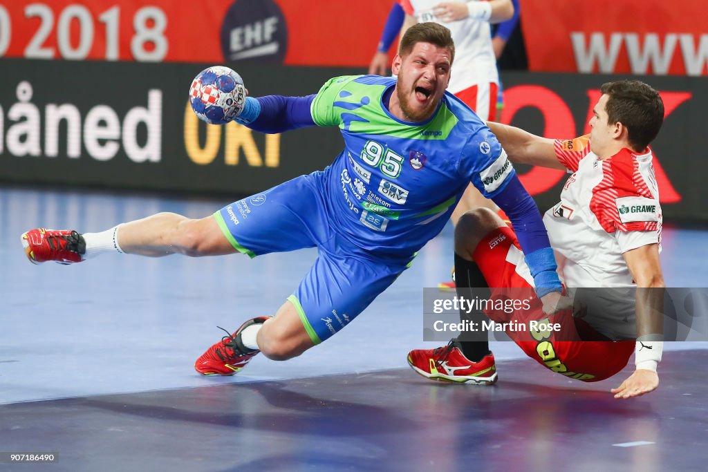 Slovenia v Denmark - EHF Euro Croatia 2018