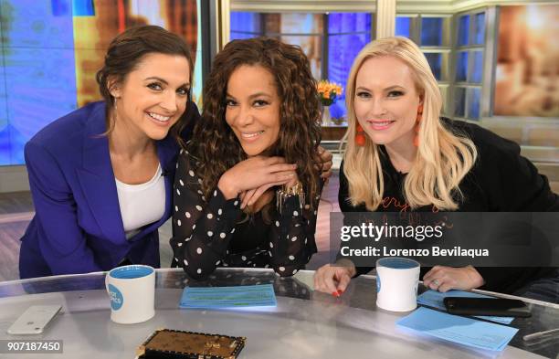 Catherine Zeta-Jones is the guest today, Friday, January 19, 2018 on Walt Disney Television via Getty Images's "the View." "The View" airs...