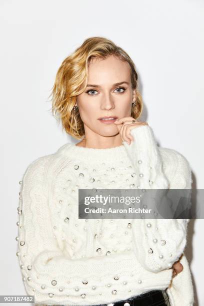 Actress Diane Kruger is photographed for New York Times on December 5, 2017 in New York City.