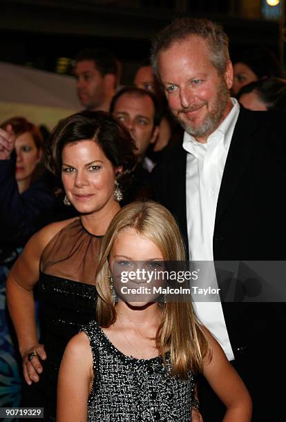 Actresses Marcia Gay Harden, daughter Eulala Scheel and actor Daniel Stern attend the spotlight on "Whip It" event during the 2009 Toronto...