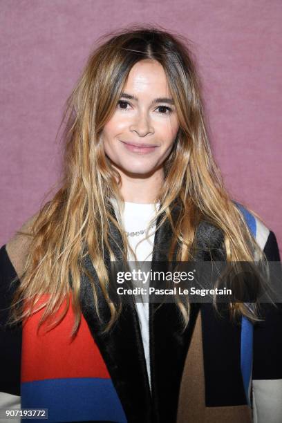 Miroslava Duma attends the Berluti Menswear Fall/Winter 2018-2019 show as part of Paris Fashion Week on January 19, 2018 in Paris, France.