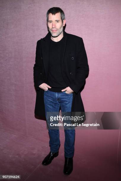 Jalil Lespert attends the Berluti Menswear Fall/Winter 2018-2019 show as part of Paris Fashion Week on January 19, 2018 in Paris, France.