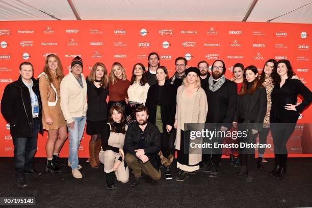 The cast and crew of "Clara's Ghost" attend the "Clara's Ghost" Premiere during the 2018 Sundance Film Festival at Park City Library on January 19,...