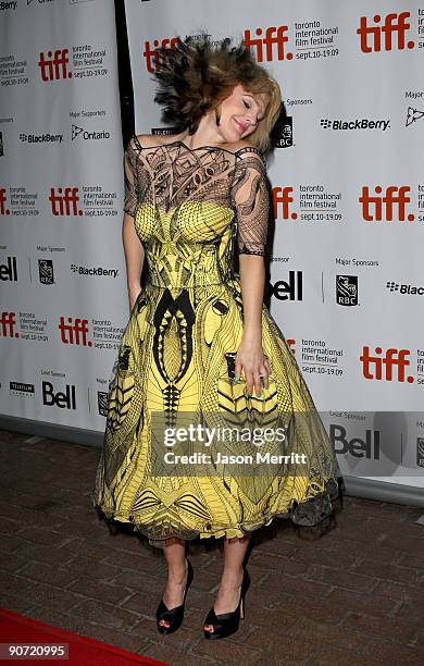 Director/actress Drew Barrymore arrives at the "Whip It" screening during the 2009 Toronto International Film Festival held at the Ryerson Theatre on...