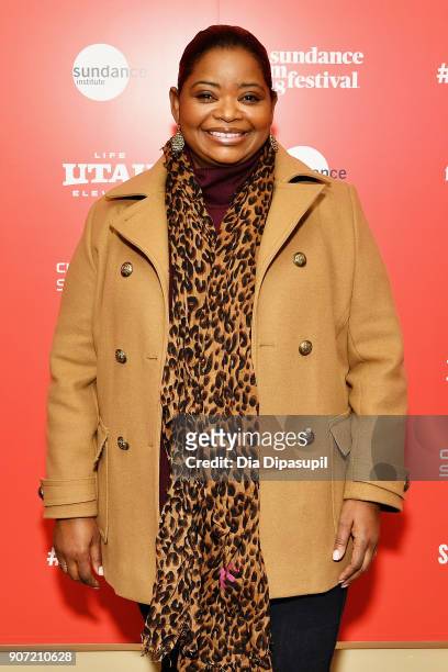 Actress Octavia Spencer attends the Power Of Story Panel: Culture Shift during the 2018 Sundance Film Festival at Egyptian Theatre on January 19,...