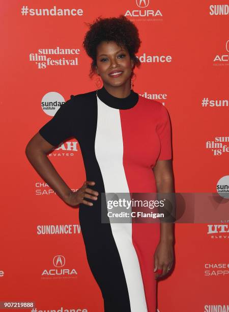 Actress Casssandra Freeman attends the 'Monsters And Men' Premiere during the 2018 Sundance Film Festival at Eccles Center Theatre on January 19,...